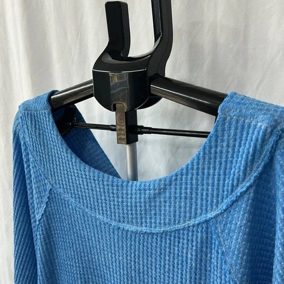 Free People Westend Thermal Long Sleeve Top Sz S - Picture 6 of 10